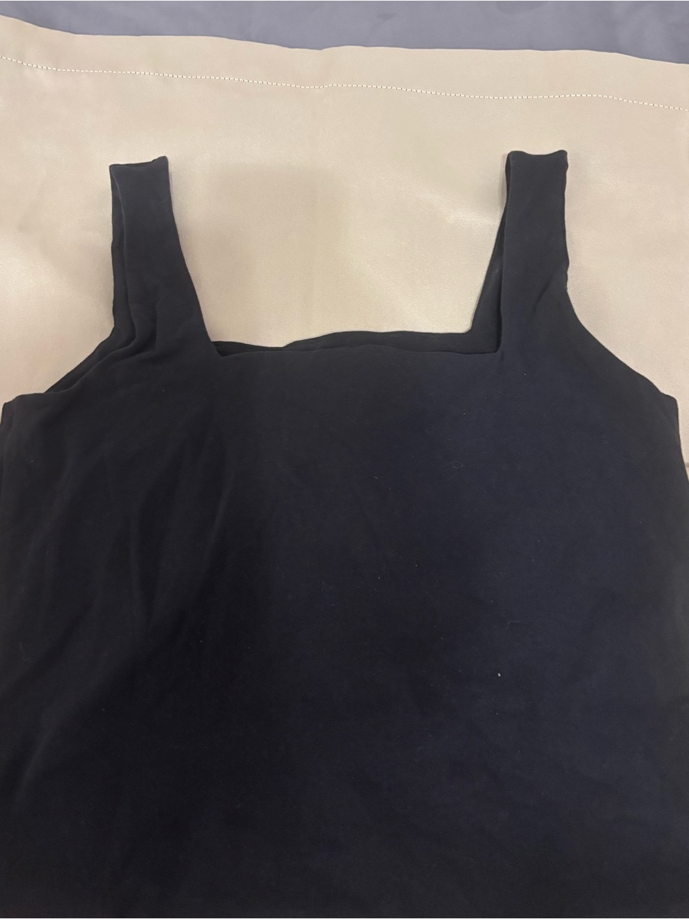 Old Navy Black Square-Neck Tank Top